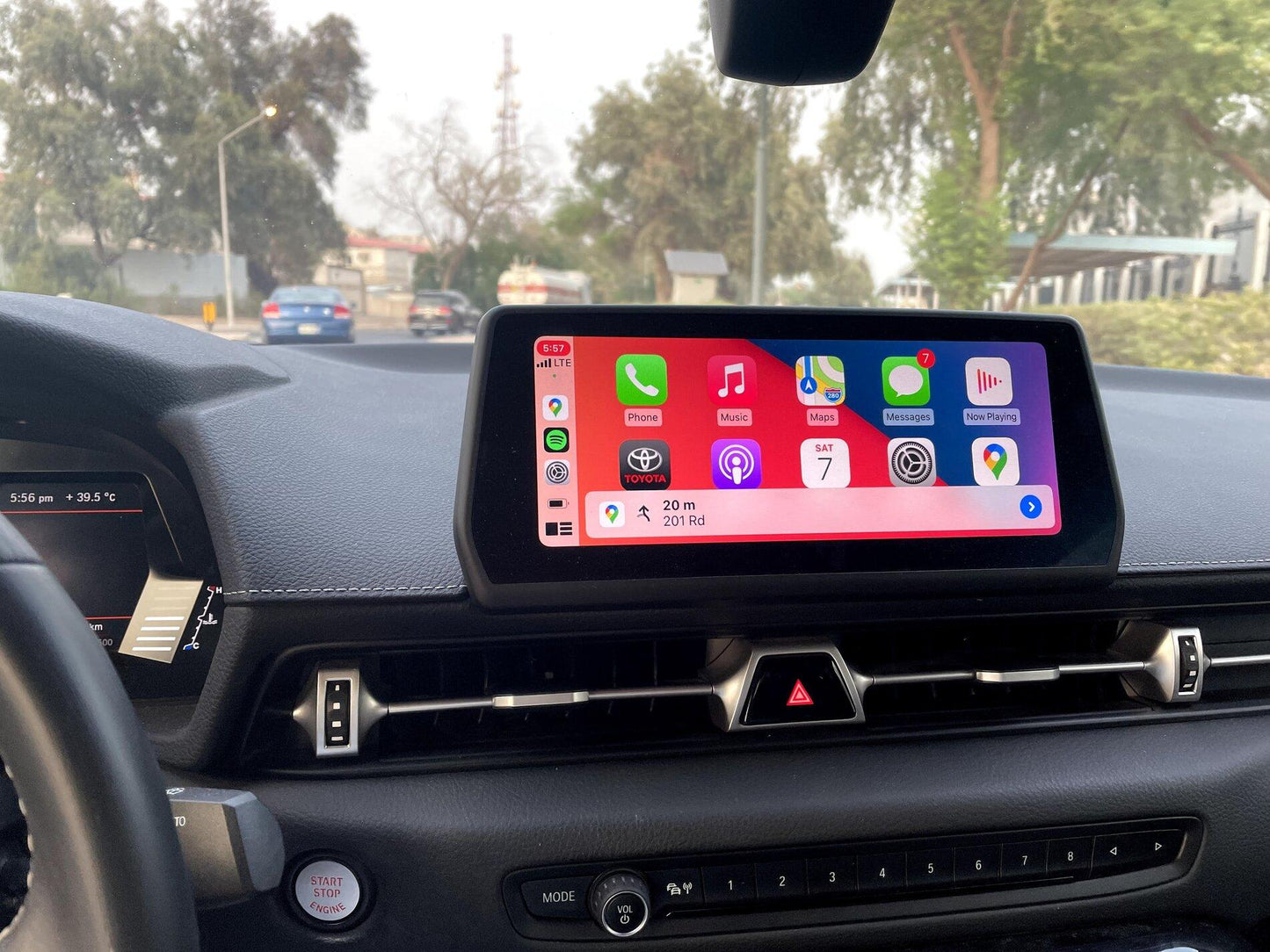 BMW & TOYOTA GR SUPRA FULLSCREEN CARPLAY