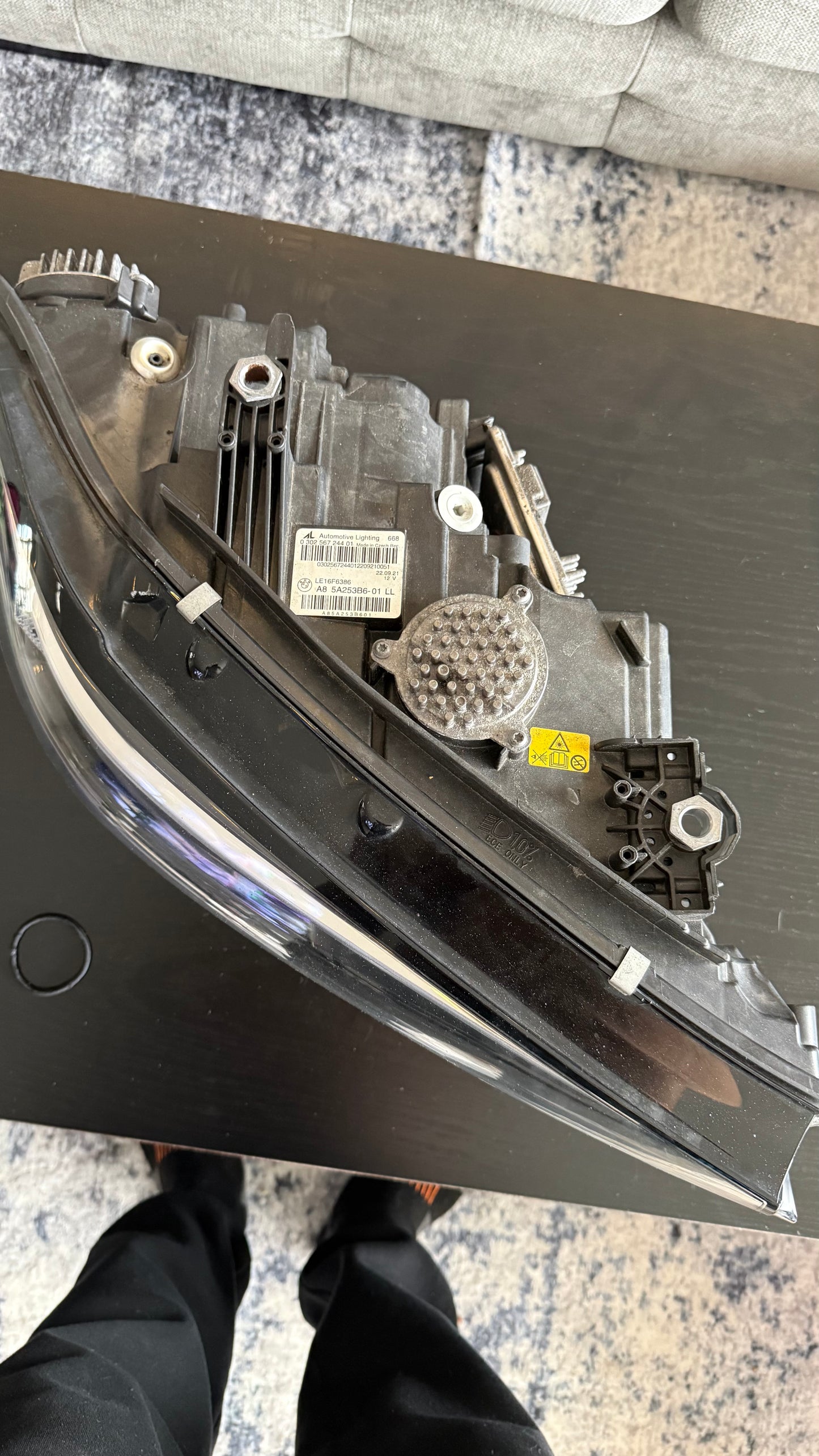 Used 2019–2022 BMW G20 3 Series Right Laser Headlight (OEM)