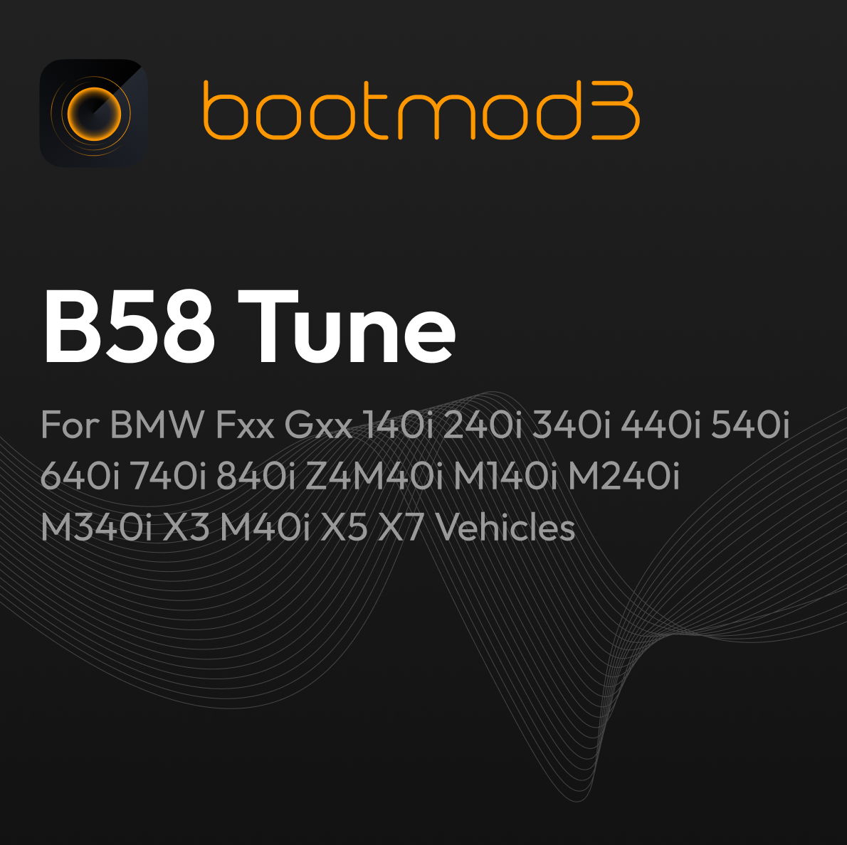 bootmod3 B58 Tune – For BMW FXX, GXX 140i, 240i, 340i, 440i, 540i, 640i, 740i, 840i, Z4 M40i, M140i, M240i, M340i, X3 M40i, X5, X7 Vehicles