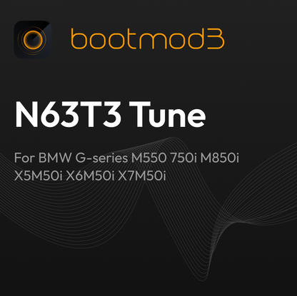 bootmod3 N63T3 Tune – For BMW G-Series M550i, 750i, M850i, X5 M50i, X6 M50i, X7 M50i Vehicles