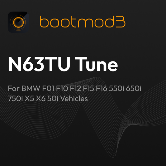 BOOTMOD3 N63TU TUNE - FOR BMW F01 F10 F12 F15 F16 550I 650I 750I X5 X6 50I VEHICLES