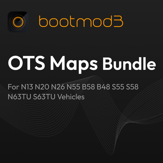 BOOTMOD3 OTS MAPS BUNDLE - FOR N13 N20 N26 N55 B58 B48 S55 S58 N63TU S63TU VEHICLES
