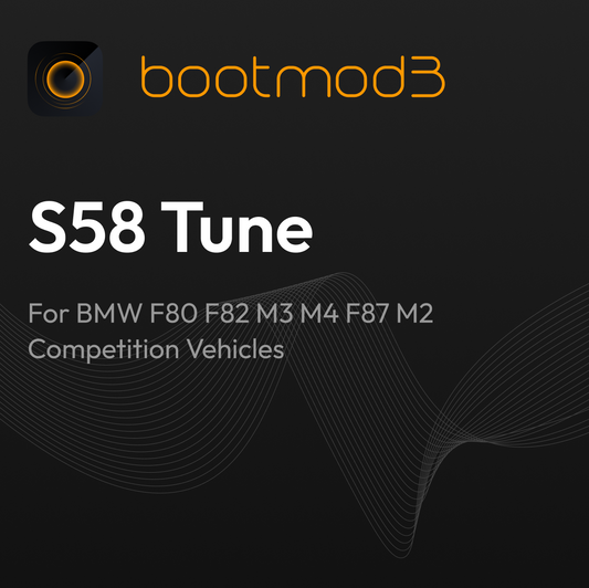 BOOTMOD3 S58 TUNE - FOR BMW F97 F98 G80 G82 G87 X3M X4M M2 M3 M4 COMPETITION VEHICLES