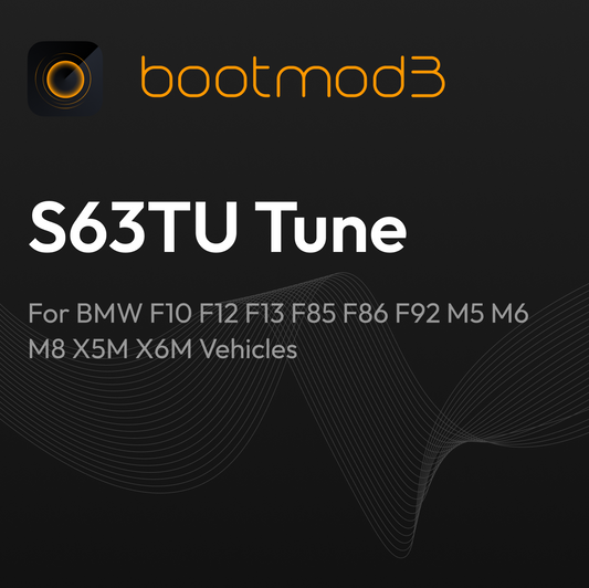 BOOTMOD3 S63TU TUNE - FOR BMW F10 F12 F13 F85 F86 M5 M6 X5M X6M VEHICLES